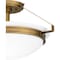 Quoizel Elderwood 2-Light Weathered Brass Semi-Flush Mount QSF5581WS - alternate 4